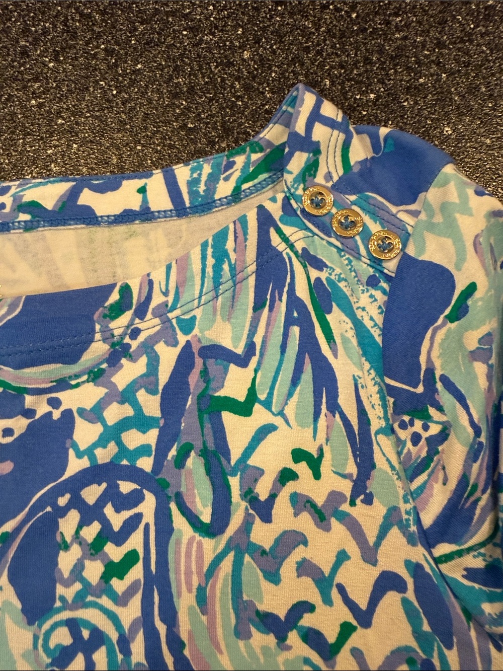 Lilly Pulitzer Jane Shift Dress in the Resort Canopy Chaos print - size Medium - Picture 3 of 8